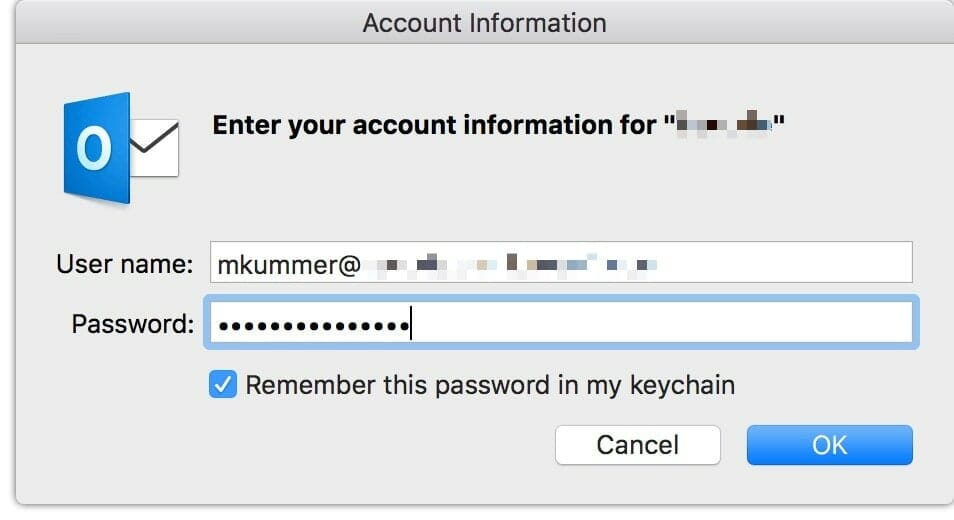 Outlook 365 Email Keeps Asking For Password Mac